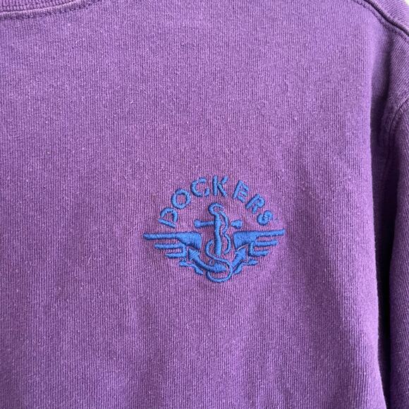 Dockers Mock Neck Long Sleeve Tee - Picture 2 of 6
